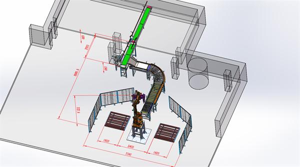 Palletizing robot